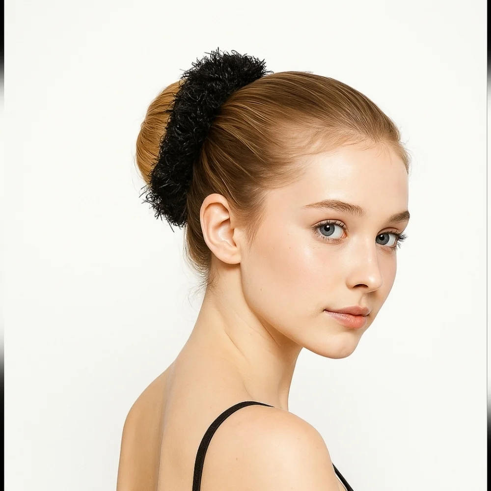 Hand Crafted Black Swan Tutu Scrunchie 6
